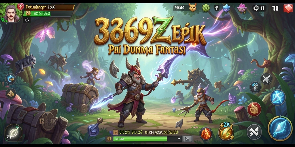 Tampilan gameplay 369ZK menunjukkan pertempuran epik dan eksplorasi yang memukau.