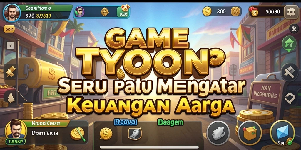 Gameplay seru dan realistis di dunia bisnis Tycoon.