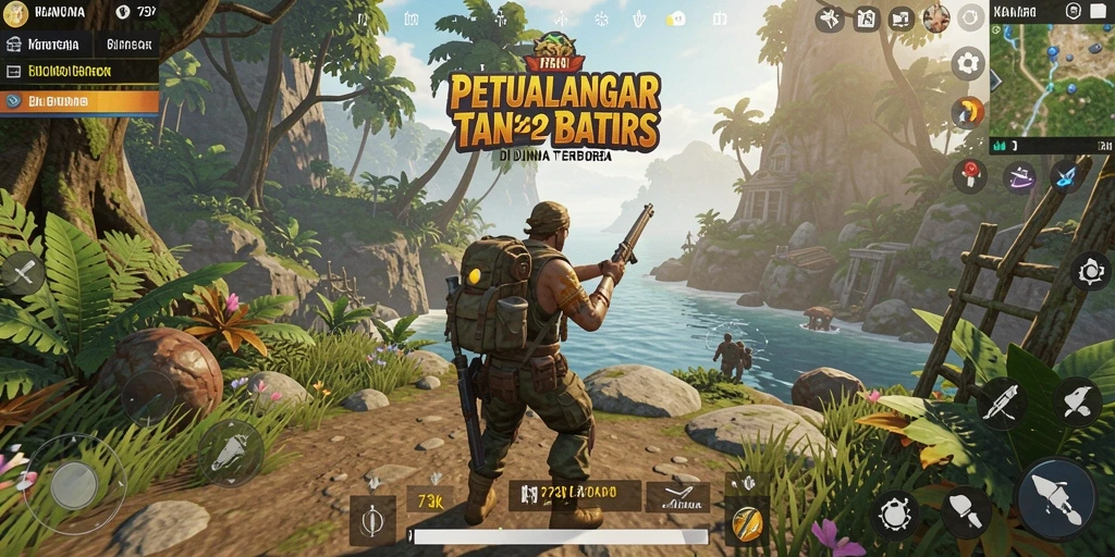 Tangkapan layar utama dari gameplay Open World yang seru.