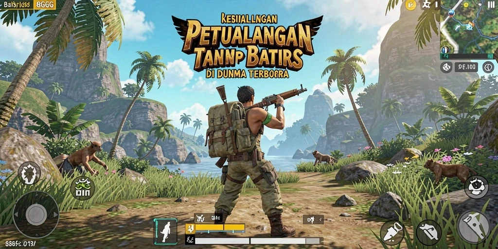 Tampilan gameplay Open World 8G8G yang memukau.