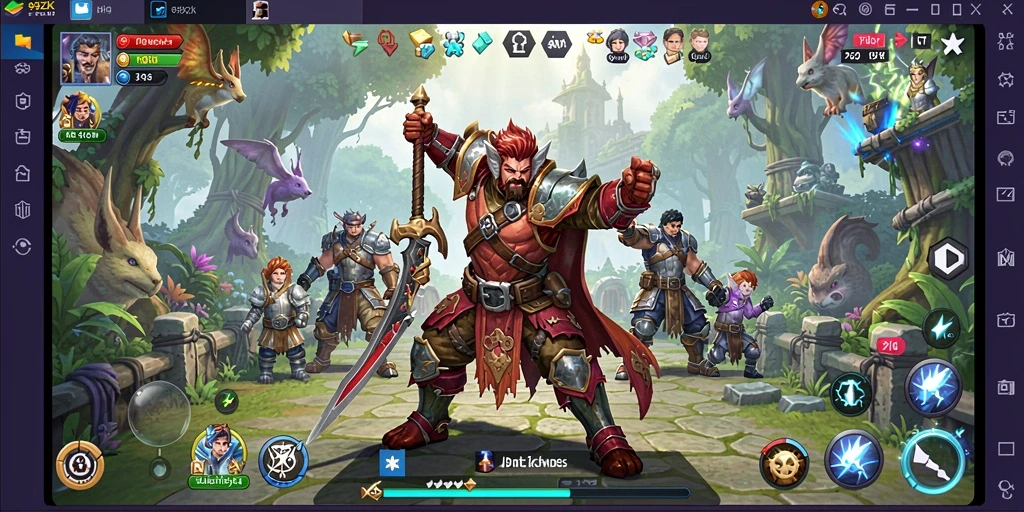 Tangkapan layar gameplay 99ZK menampilkan petualangan seru di dunia yang kaya.