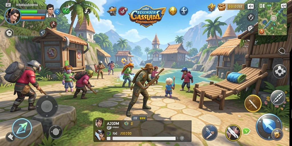 Tampilan menarik gameplay A200M yang mengasyikkan.