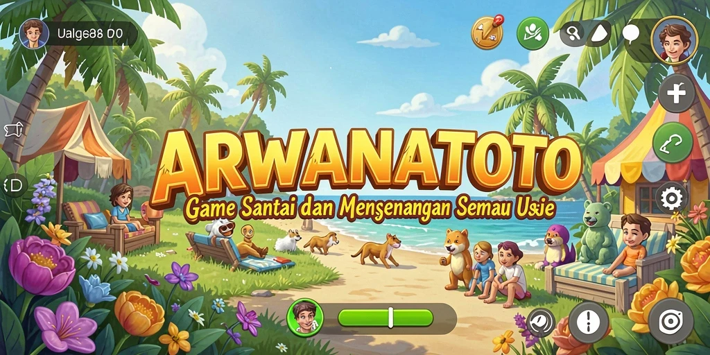 Screenshot gameplay ARWANATOTO yang menampilkan momen seru dalam permainan Casual.