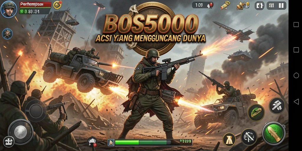 Gameplay menegangkan di <strong>BOS5000</strong> dengan aksi tanpa henti.