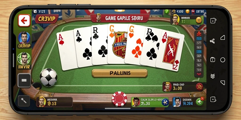 Tampilan gameplay seru dan menarik dari CR7VIP.
