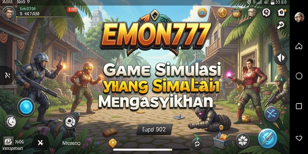 Tampilan gameplay EMON777 yang memukau dan realistis.