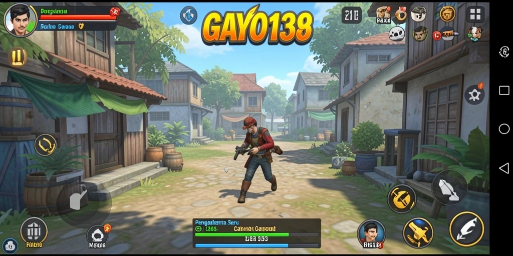 Tampilan gameplay seru dalam GAYO138 di layar ponsel.