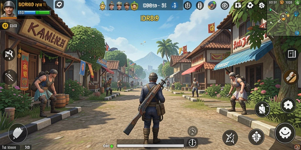Tangkapan layar gameplay IDR89 yang menunjukkan simulasi kehidupan yang realistis.