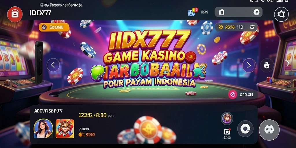 Screenshot gameplay IDX777 menampilkan suasana Kasino yang mendebarkan dan penuh aksi.