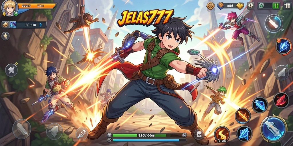 Gameplay menarik JELAS777 dalam dunia anime yang memukau.
