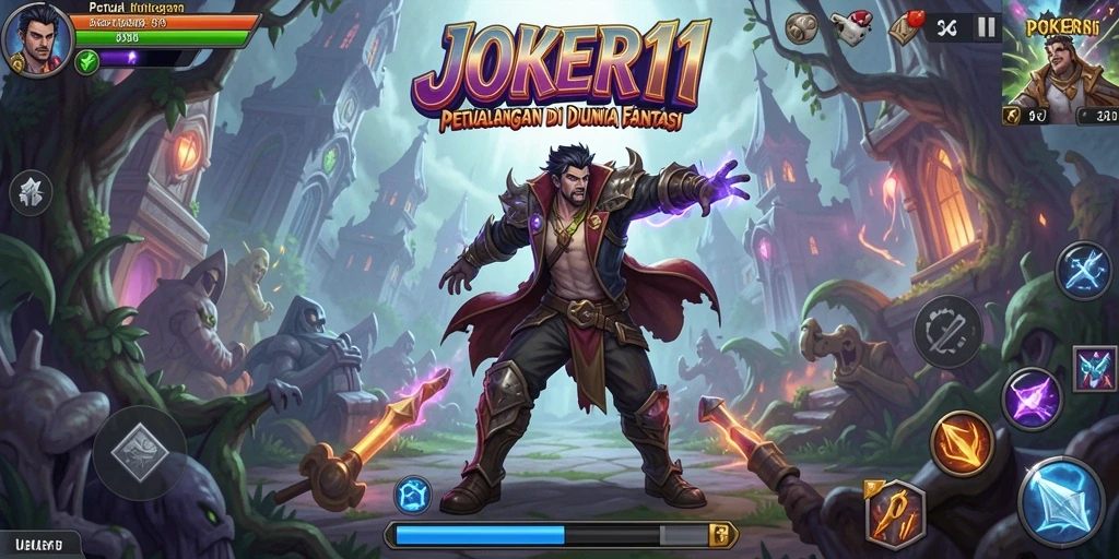 Tampilan gameplay JOKER11 yang menampilkan petualangan mendebarkan.