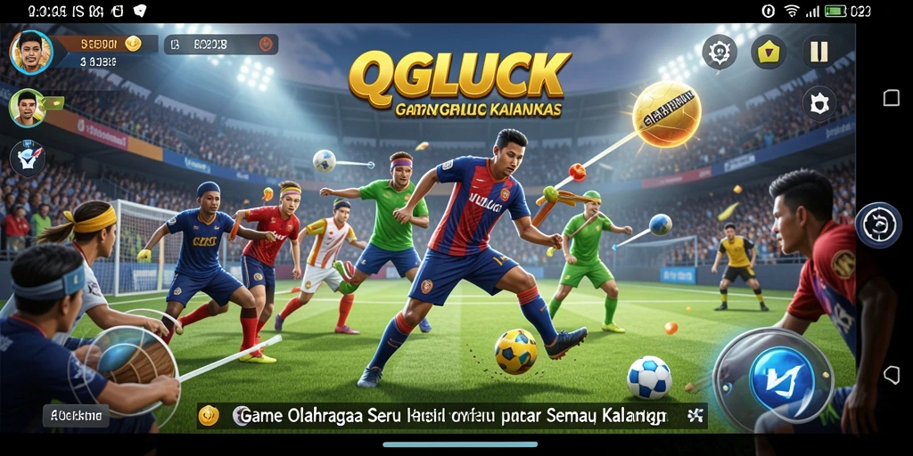 Tangkapan layar dari gameplay seru QGLUCK dalam olahraga.