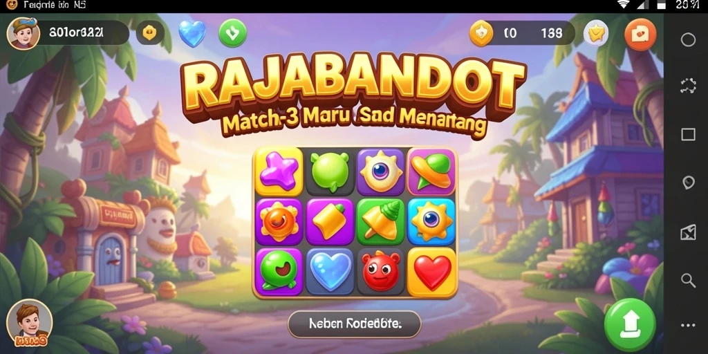 Tampilan gameplay seru dari RAJABANDOT yang menyenangkan.