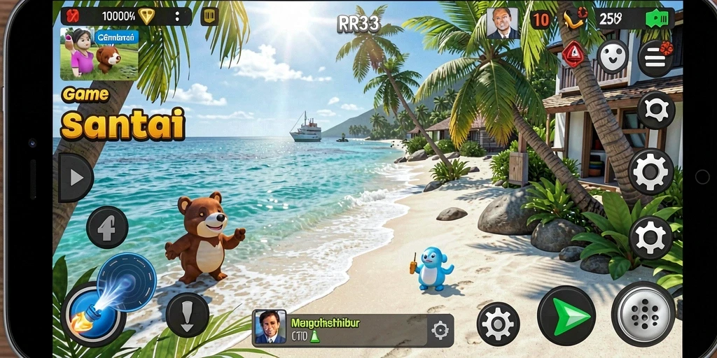 Tampilan gameplay RR33 yang seru dan santai.