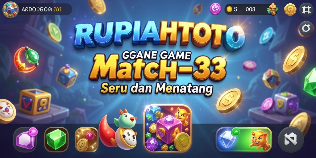 Tampilan gameplay RUPIAHTOTO dengan elemen yang berwarna-warni dan menantang.