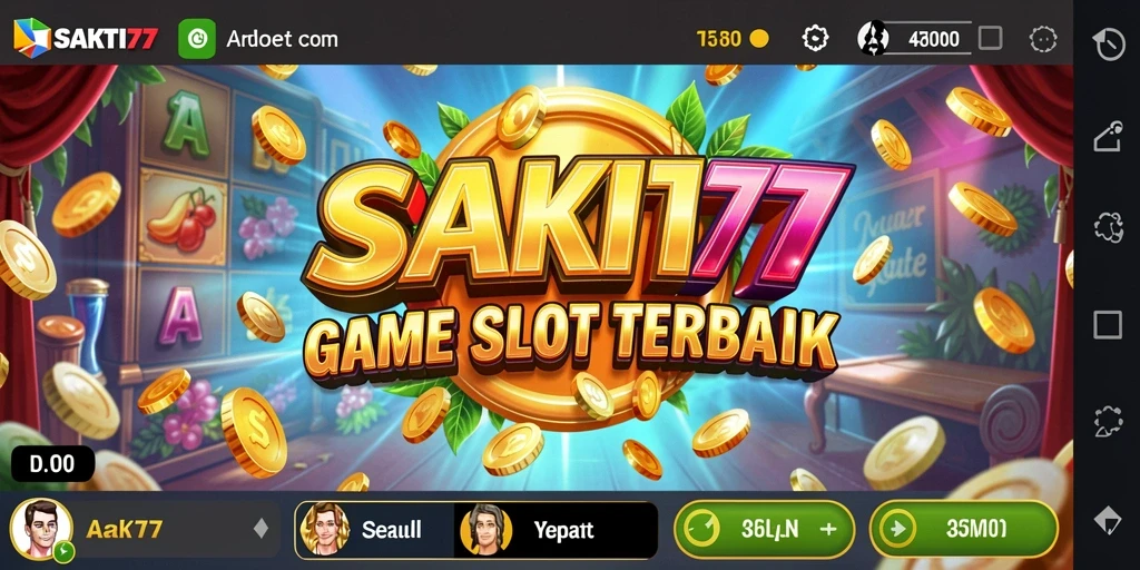 Screenshot gameplay SAKTI77 yang menunjukkan aksi slot menarik.