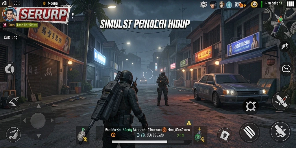 Gameplay menarik dalam simulasi kehidupan yang mendebarkan.