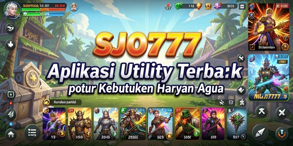 Tampilan antarmuka SJO777 yang sederhana dan mudah dipahami.