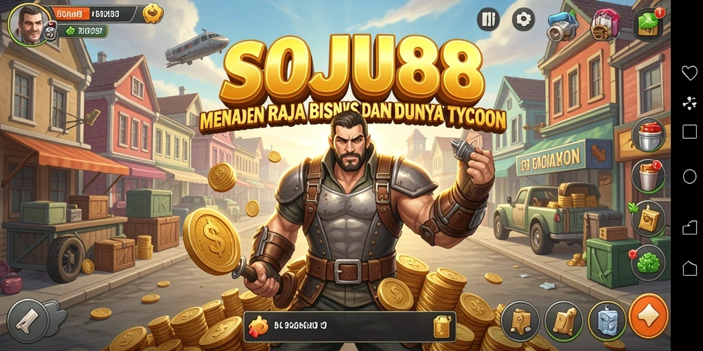 Tampilan menarik dari gameplay SOJU88 dengan elemen Tycoon.