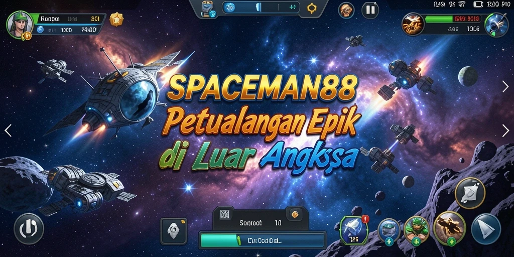 Tangkapan layar dari gameplay SPACEMAN88 yang menunjukkan petualangan luar angkasa yang mendebarkan.