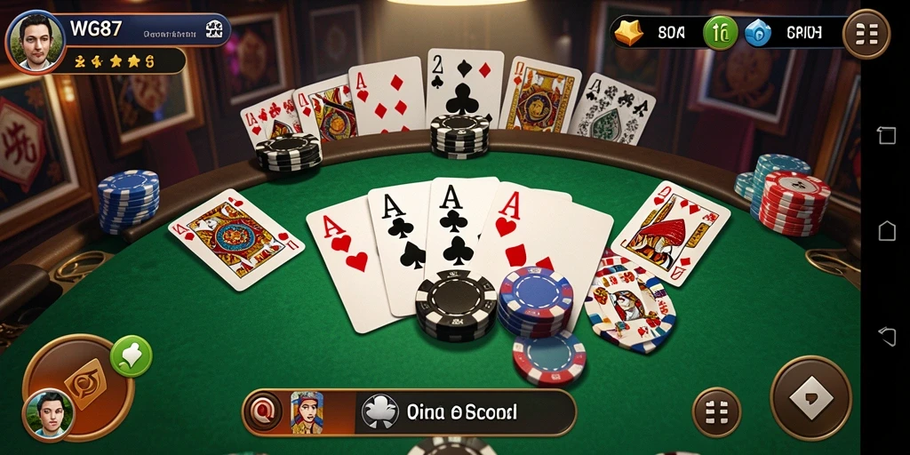 Tampilan menarik dari gameplay QiuQiu WG87.